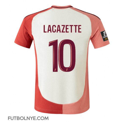 Camiseta Olympique Lyonnais Alexandre Lacazette #10 Tercera Equipación 2024-25 manga corta